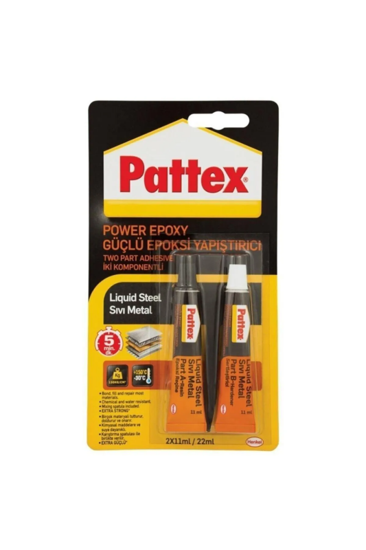 PATTEX 1990107 EPOKSİ GÜÇLÜ YAPIŞTIRICI 2x11ml