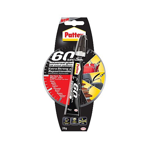 Pattex 60 Saniye Üniversal Yapıştırıcı 20gr Blister (1994326) - 1