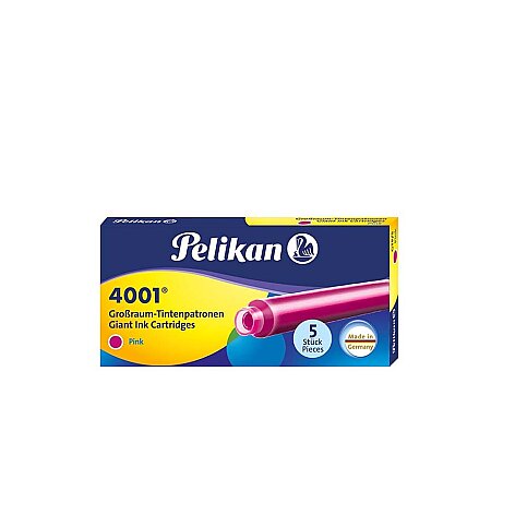 PELİKAN GTP5P UZUN DOLMA KALEM KARTUŞU PEMBE (PELGTP5P) - 1