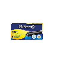PELİKAN 4001 DEV DOLMA KALEM KARTUŞU SİYAH 5Lİ (PL310615KTSI) - PELİKAN