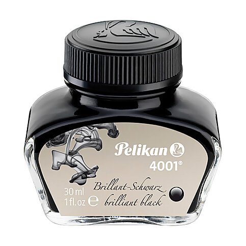 PELİKAN 4001 DOLMA KALEM MÜREKKEBİ SİYAH 30ml (PL301051YMSI) - 3