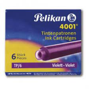 Pelikan 4001 Küçük Boy Dolma Kalem Kartuşu Violet 6Lı - PELİKAN PENSAN