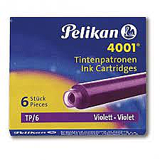 Pelikan 4001 Küçük Boy Dolma Kalem Kartuşu Violet 6lı (Pl301697Dkvi) - 2