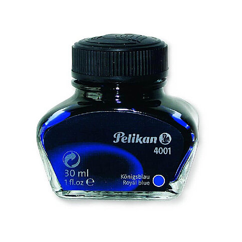 PELİKAN 4001 DOLMA KALEM MÜREKKEBİ ROYAL MAVİ 30ml (PL301010YMRM) - 1