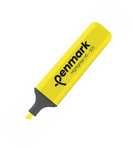PENMARK HS-505-11 FOSFORLU KALEM PASTEL LİMONİ - 1