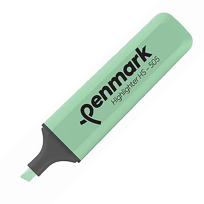PENMARK HS-505-12 FOSFORLU KALEM PASTEL MİNT YEŞİLİ - 1