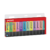 PENMARK HS-505-12PN FOSFORLU KALEM SETİ 12 RENK BLİSTER - 1