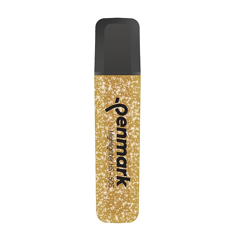 PENMARK HS-505-13 FOSFORLU KALEM METALİK SİMLİ GOLD