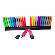 PENMARK HS-505-24S FOSFORLU KALEM SETİ 24 RENK SÜPER KUTU BLİSTER - 1