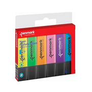 Penmark Hs-505-6N Fosforlu Kalem Seti Neon 6 Renk Blister - PENMARK
