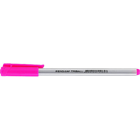 PENSAN 1003 TRİBALL TÜKENMEZ KALEM 1.0 PEMBE (PE01003TKPE) - 1