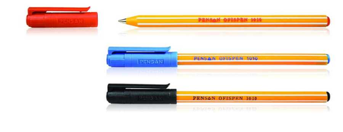 Pensan 1010 Ofispen Tükenmez Kalem 1.0 Kırmızı - 2