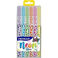 Pensan 2801 Jely Jel Kalem Neon 6 Renk (Pe02801Ne0Nkrş6) - PENSAN