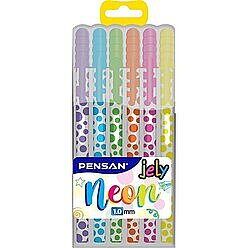 Pensan 2801 Jely Jel Kalem Neon 6 Renk (Pe02801Ne0Nkrş6) - 1