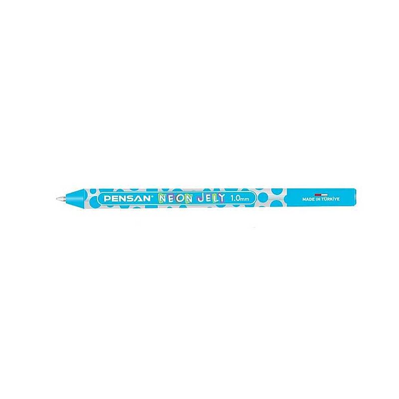 PENSAN 2801 JELY SİMLİ JEL KALEM NEON MAVİ (PE02801NE0NMAVİ)