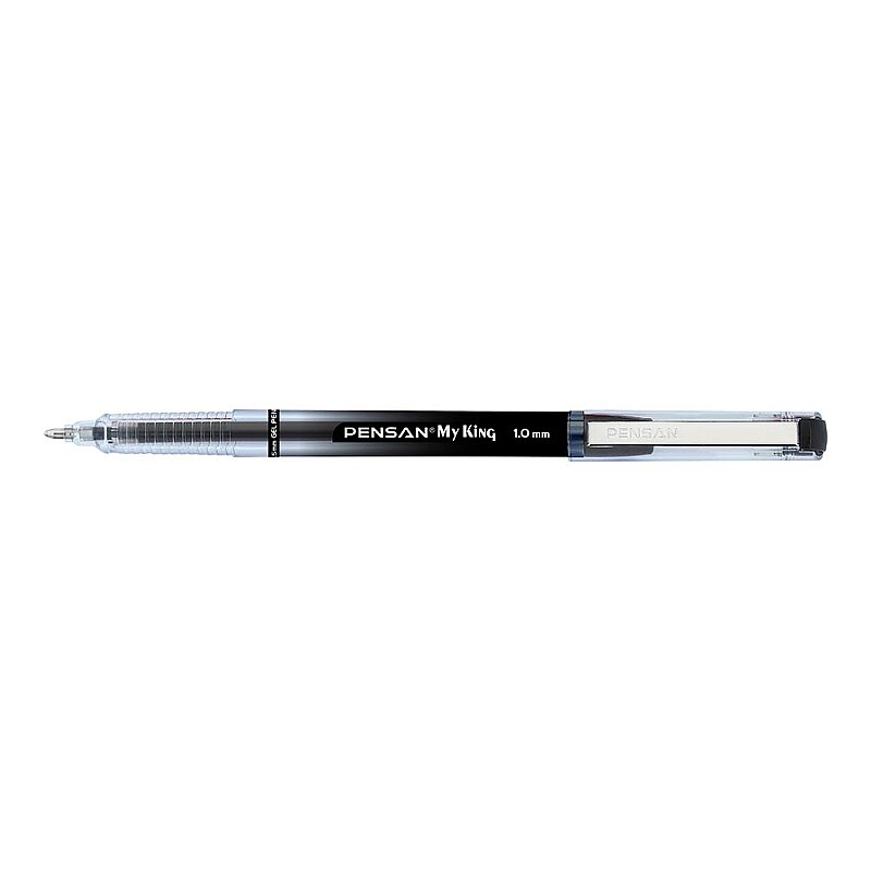 PENSAN 6405 MY KİNG METAL KLİPSLİ JEL KALEM 0.5 SİYAH (PE06405SİYAH)