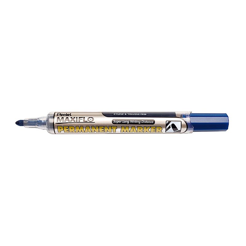 PENTEL NLF50-C PERMANENT MARKÖR KOLİ KALEMİ YUVARLAK UÇ MAVİ