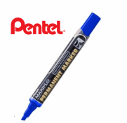 Pentel Nlf60-C Permanent Markör Koli Kalemi Kesik Uç Mavi - PENTEL