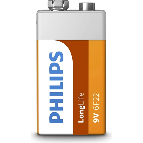 Philips 6F22L1B-05 Longlife Çinko Pil 9V 1Li - 2