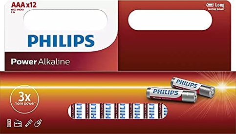 Philips Lr03P12W-10 Power Alkalin Aaa İnce Kalem Pil 12Li - 1