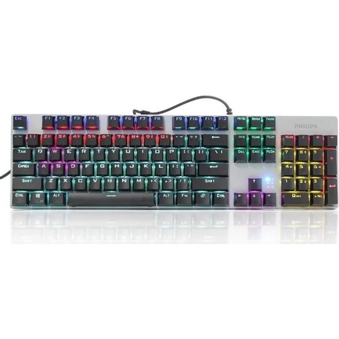 Philips Spk8404 Switch Mekanik Gaming Oyuncu Q Klavye Usb Led Blue - 1