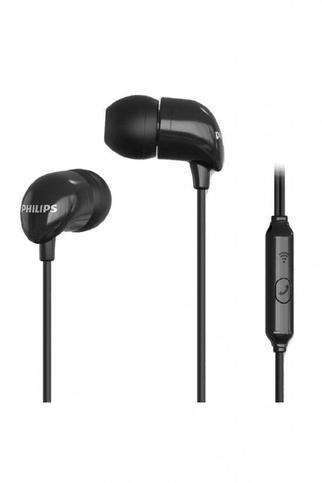 Philips Tae1126Bk Kulak İçi Mikrofonlu Kulaklık Siyah - 1