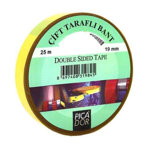Picador Çift Taraflı Bant 19Mmx25M Askısız (Kl006) - 1