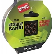 Picador Hotmelt Maskeleme Bandı 19Mmx40M (Kr003) - PİCADOR