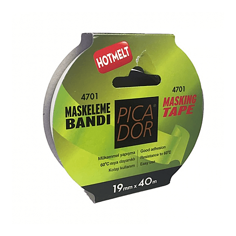PİCADOR HOTMELT MASKELEME BANDI 19mmx40m (KR 003) - 1