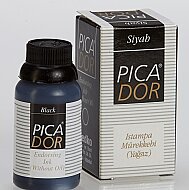 PİCADOR ISTAMPA MÜREKKEBİ SİYAH 30cc (KE 001) - PİCADOR