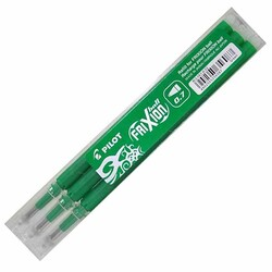 Pilot Frixion Roller Kalem Yedeği 0.7 Yeşil 3Lü (51005863) (Bls-Fr7-G-S3) - 1