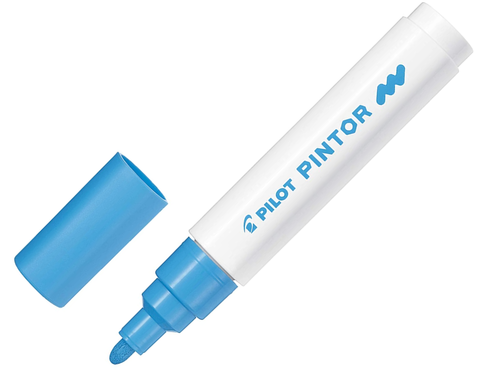Pilot Pintor Dekorasyon Kalemi M Açık Mavi (51001917)(Sw-Pt-M-Lb) - 1