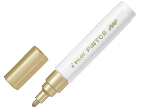 Pilot Pintor Dekorasyon Kalemi M Altın (51002044)(Sw-Pt-M-Gd) - 1