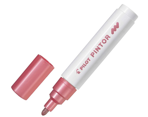 Pilot Pintor Dekorasyon Kalemi M Metalik Pembe (51002078)(Sw-Pt-M-Mp) - 1