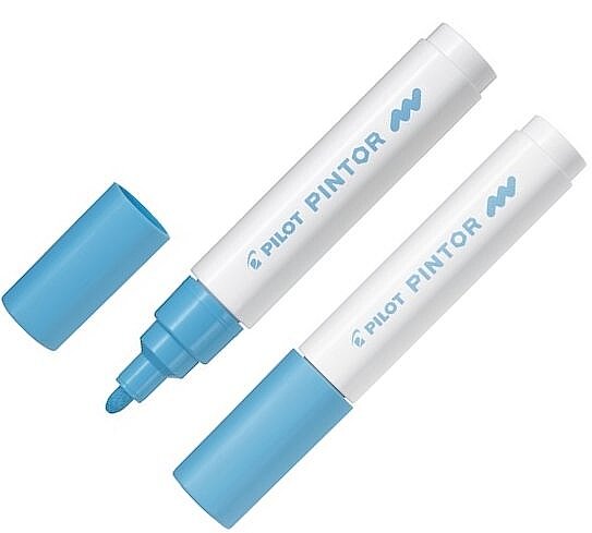 PİLOT PİNTOR DEKORASYON KALEMİ M PASTEL MAVİ (51001940)(SW-PT-M-PL)