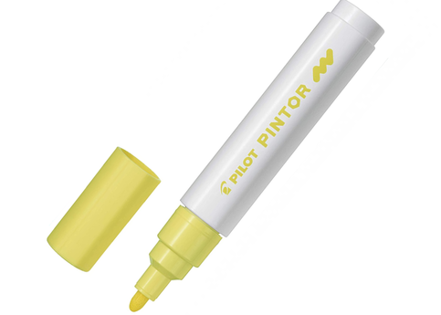 Pilot Pintor Dekorasyon Kalemi M Pastel Sarı (51001926)(Sw-Pt-M-Py) - 1