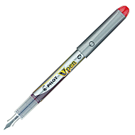 PİLOT V-PEN SİLVER DOLMA KALEM KIRMIZI (51002050)(SVP-4M-R) - PİLOT