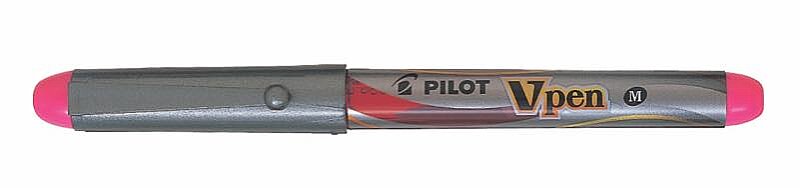 PİLOT V-PEN SİLVER DOLMA KALEM PEMBE (51004278)(SVP-4M-P)