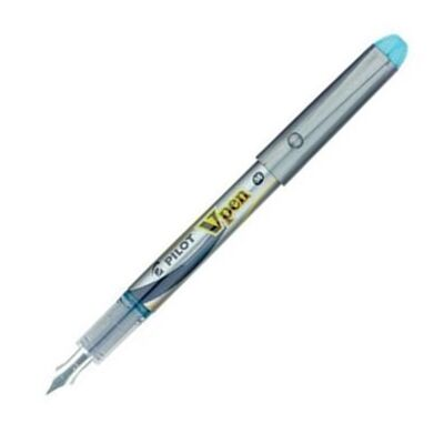 PİLOT V-PEN SİLVER DOLMA KALEM AÇIK MAVİ (51004276) (SVP-4M-LB) - 1