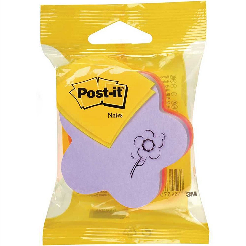 POST-İT 2030FSEU ÇİÇEK VE KONUŞMA BALONU YAPIŞKANLI KÜPNOT KAĞIDI 72.5x72.5 2x30 YAPRAK