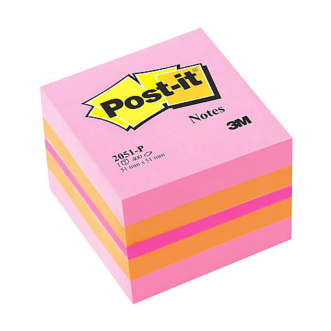 Post-İt 2051-P Yapışkanlı Küpnot Kağıdı 51x51 450 Yaprak Pembe - 3