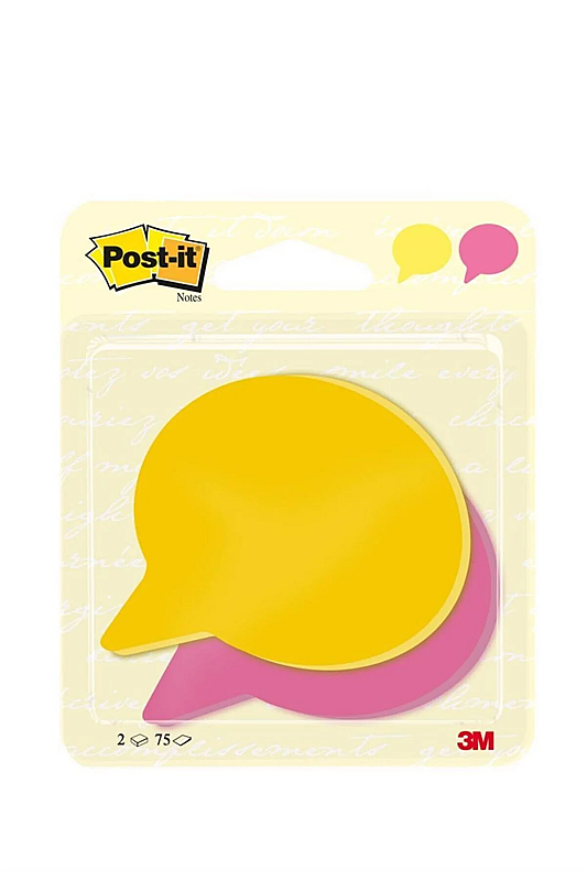 POST-İT 2075SPEU KONUŞMA BALONU YAPIŞKANLI KÜPNOT KAĞIDI 71x73 2x75 YAPRAK 2 RENK