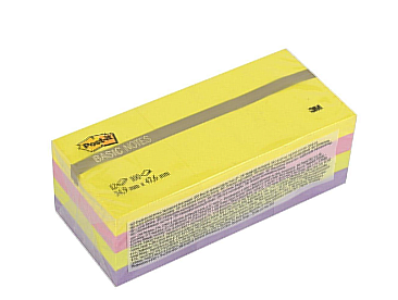 POST-İT 653BN-BR YAPIŞKANLI NOT KAĞIDI 35x48 PARLAK RENKLER 12Lİ