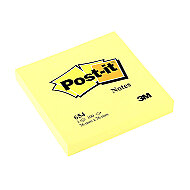 POST-İT 654 YAPIŞKANLI NOT KAĞIDI 76x76 SARI - POST-İT