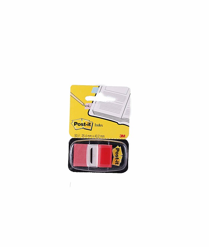 POST-İT 680-1 FİLM İNDEKS İŞARET BANDI 25mmx43.2mm 50 YAPRAK KIRMIZI