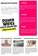 POWER WİPES PW003 YAĞ VE KİRLER İÇİN GÜÇLÜ ISLAK HAVLU 50Lİ - 5