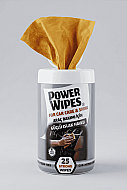 POWER WİPES PW011 ARAÇ BAKIMI İÇİN GÜÇLÜ ISLAK HAVLU 25Lİ - POWER WİPES