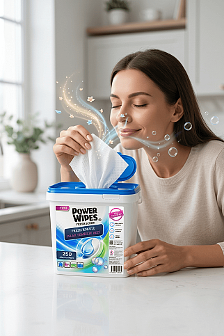POWER WİPES PW023 FRESH KOKULU ISLAK TEMİZLİK BEZİ 250Lİ - 3