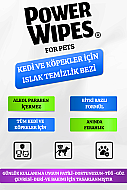 POWER WİPES PW026 KEDİ VE KÖPEKLER İÇİN %100 BİYOBOZUNUR HAVLU 250Lİ - 3