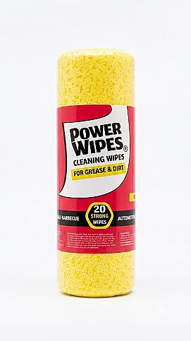 POWER WİPES PW032 YAĞ VE KİRLER İÇİN GÜÇLÜ ISLAK HAVLU 20Lİ - 1